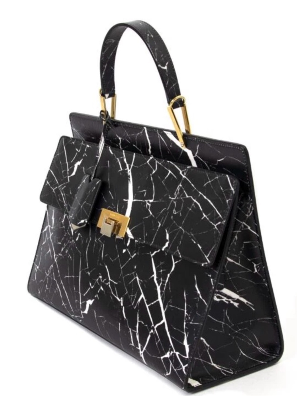 Balenciaga Le Dix Zip Cartable Marble